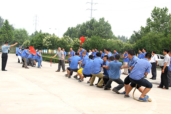集团举办庆“七?一”员工拔河比赛活动
